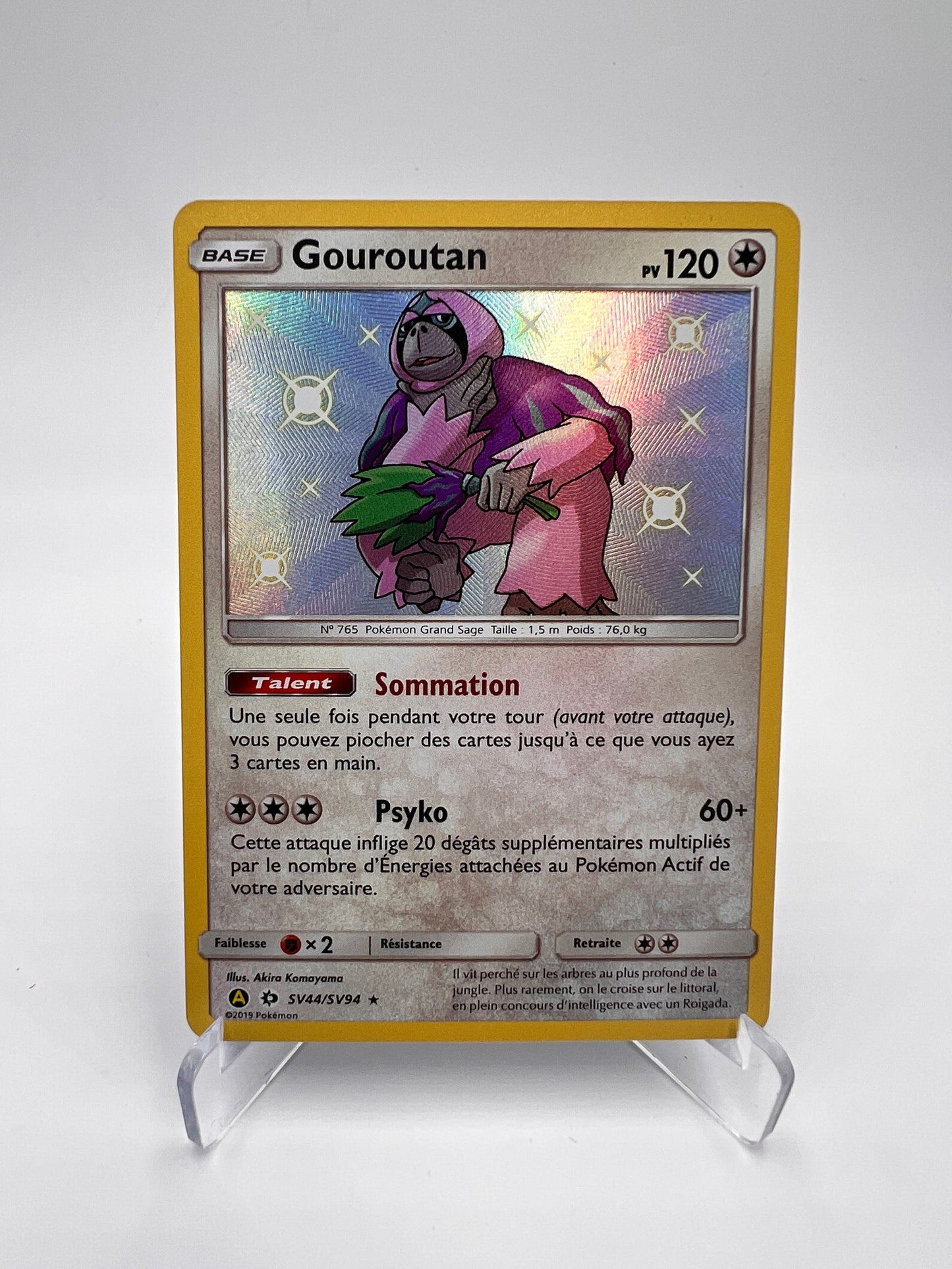 Gouroutan SV44/SV94 – Shiny – Destinées Occultes – NM – Carte Pokémon