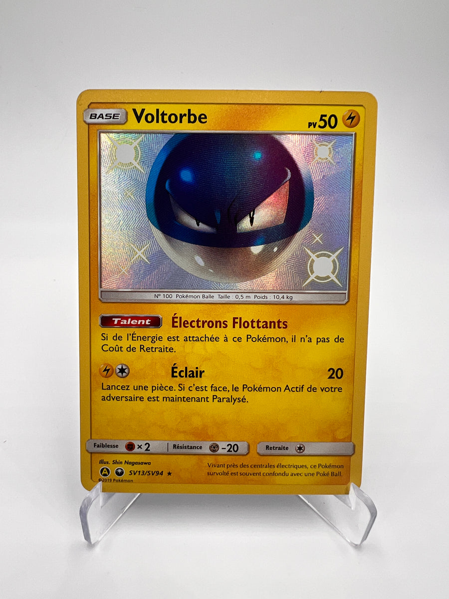 Voltorbe SV13/SV94 – Shiny – Destinées Occultes – NM – Carte Pokémon