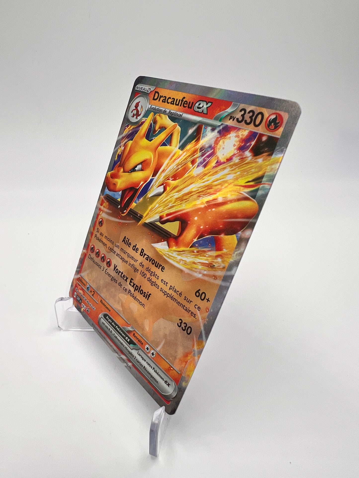 Dracaufeu ex 161 – Figurine Dracaufeu – Bundle – NM – Carte Pokémon