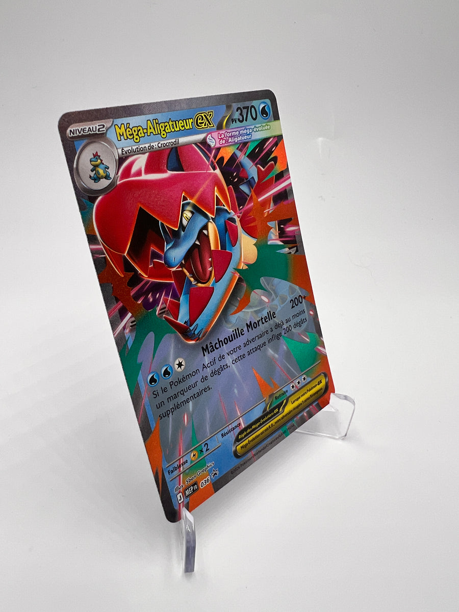 Méga-Aligatueur EX MEP 036 – Méga-EX – NM – Carte Pokémon