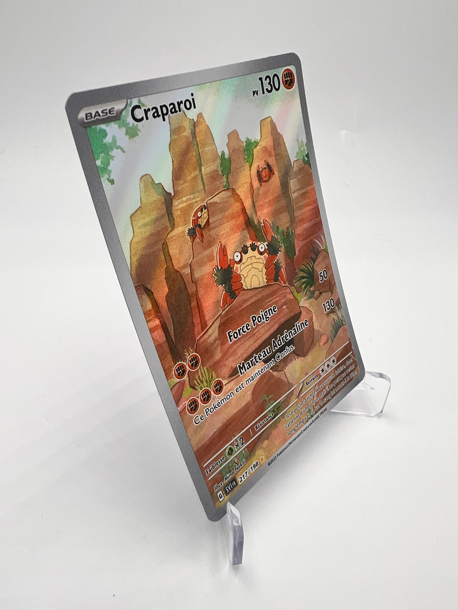 Craparoi 217/198 – AR – Écarlate et Violet – NM – Carte Pokémon