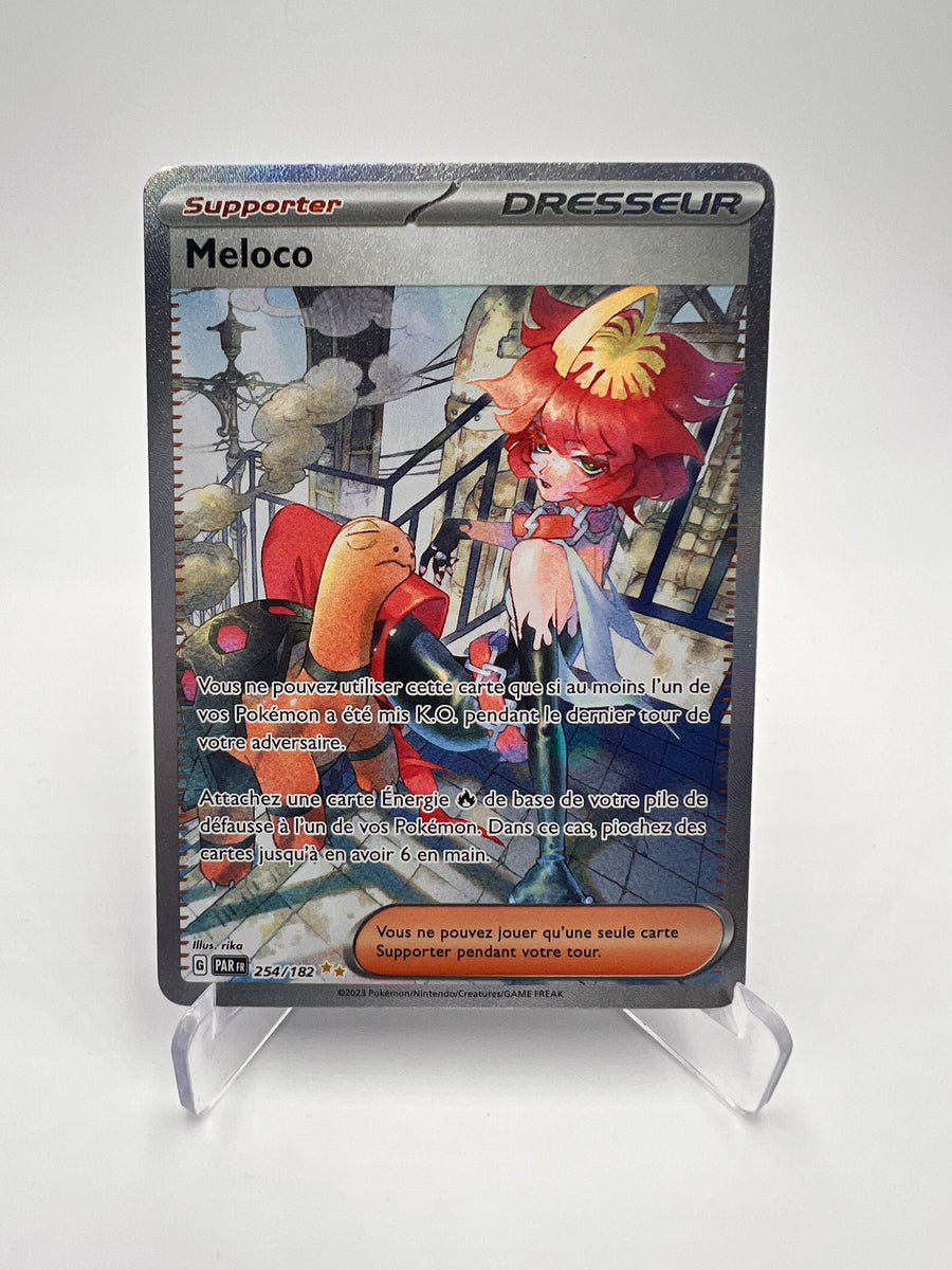 Méloco 254/182 – SAR – Faille Paradoxe – NM – Carte Pokémon