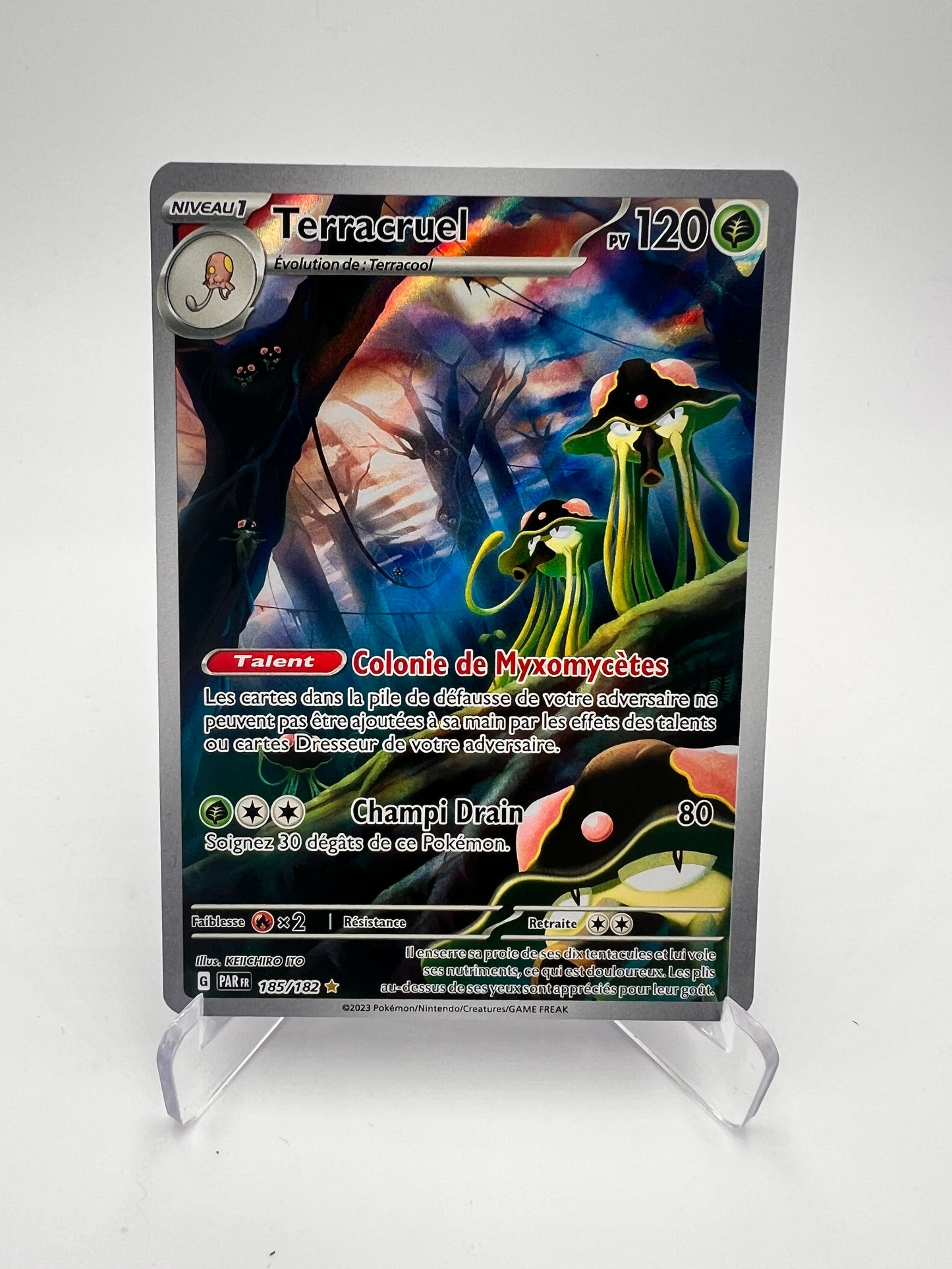 Terracruel 185/182 – AR – Faille Paradoxe – NM – Carte Pokémon