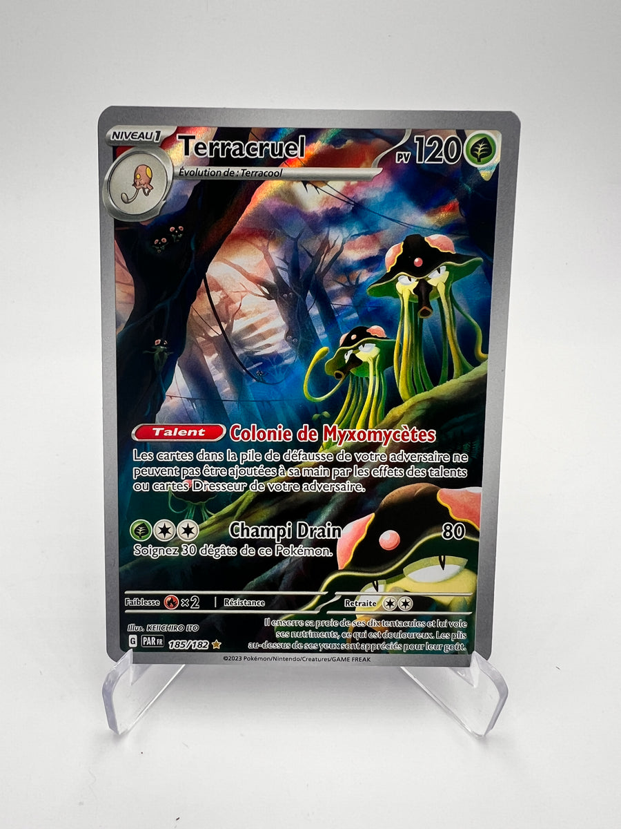 Terracruel 185/182 – AR – Faille Paradoxe – NM – Carte Pokémon