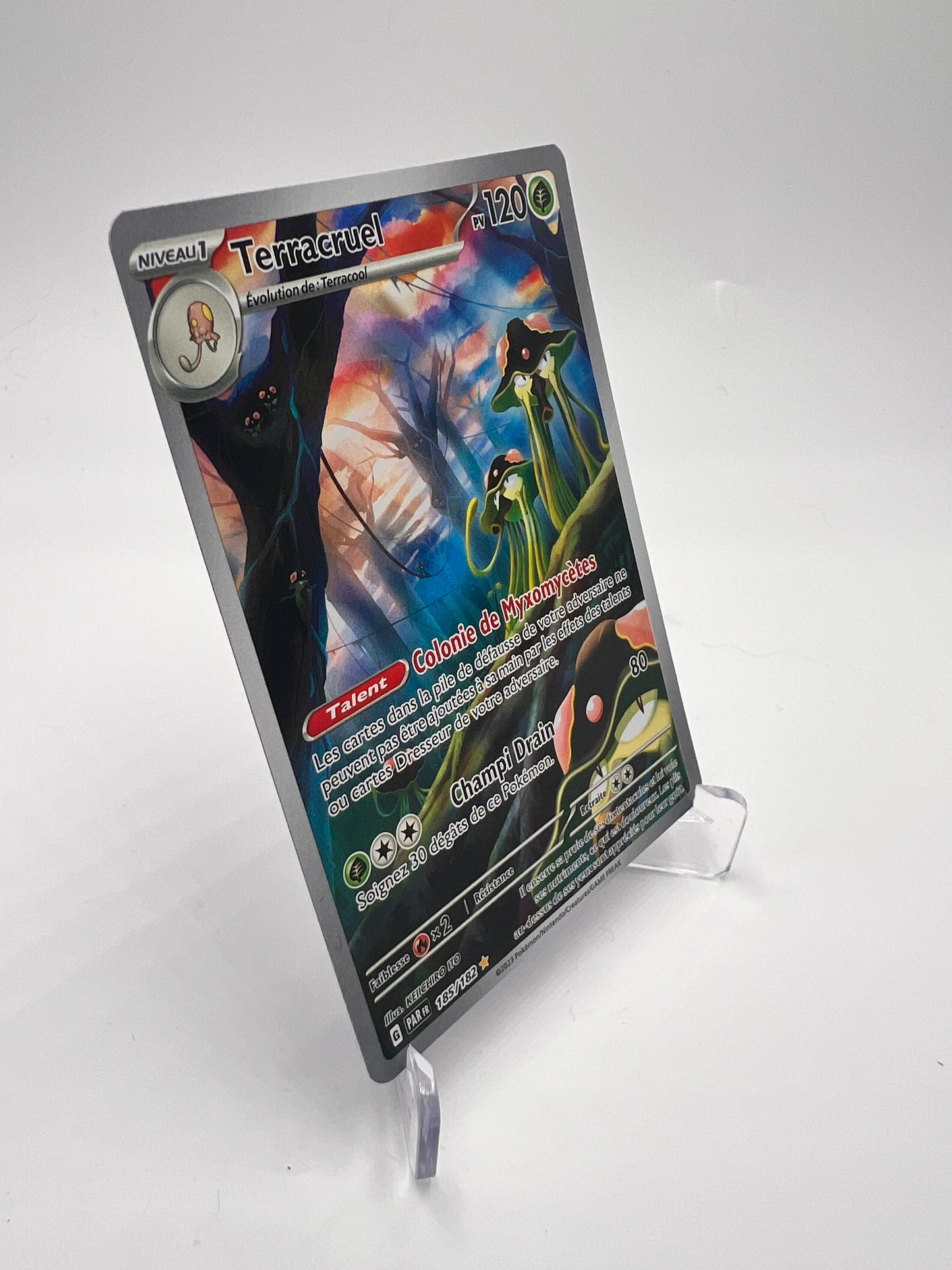 Terracruel 185/182 – AR – Faille Paradoxe – NM – Carte Pokémon