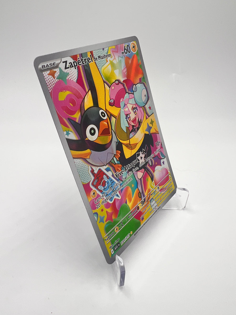 Zapétrel de Mashynn 231/217 – AR – Héros Transcendants – NM – Carte Pokémon