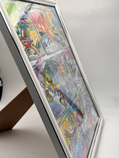 Starter Pokémon First Partner – Set Complet 9 Cartes Promo Illustration Rare – Kanto Sinnoh Alola – Encadré Noir ou Blanc – NM – Carte Pokémon
