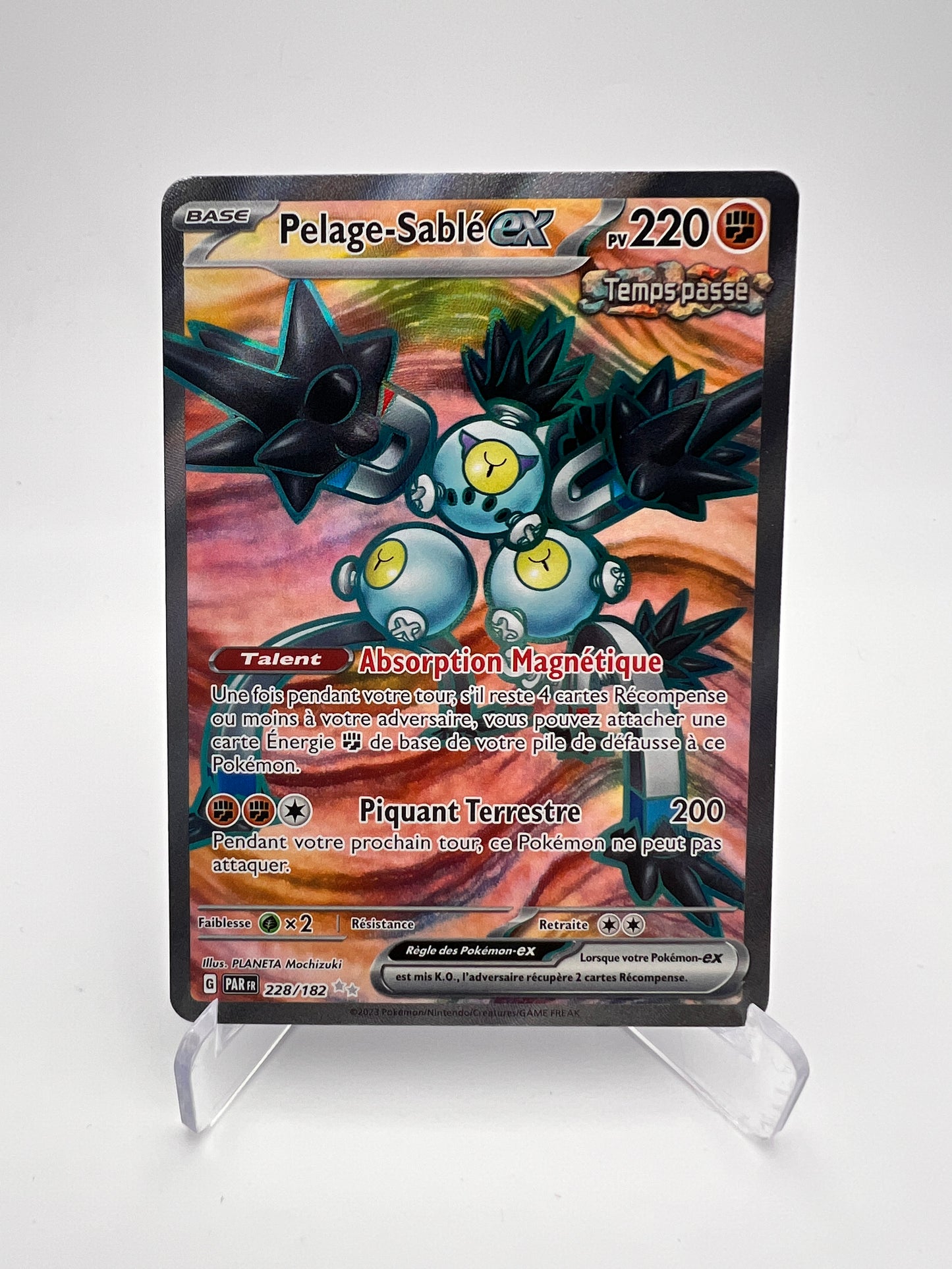 Pelage-Sablé ex 228/182 – Faille Paradoxe – NM – Carte Pokémon