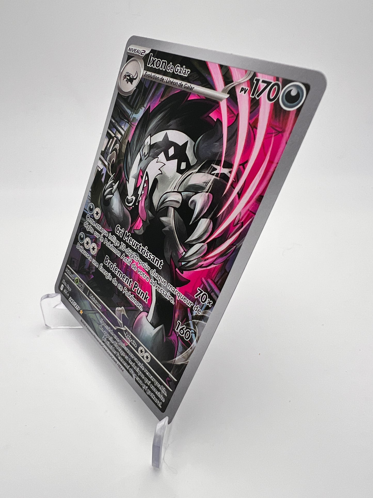 Ixon de Galar 245/217 – AR – Héros Transcendants – NM – Carte Pokémon