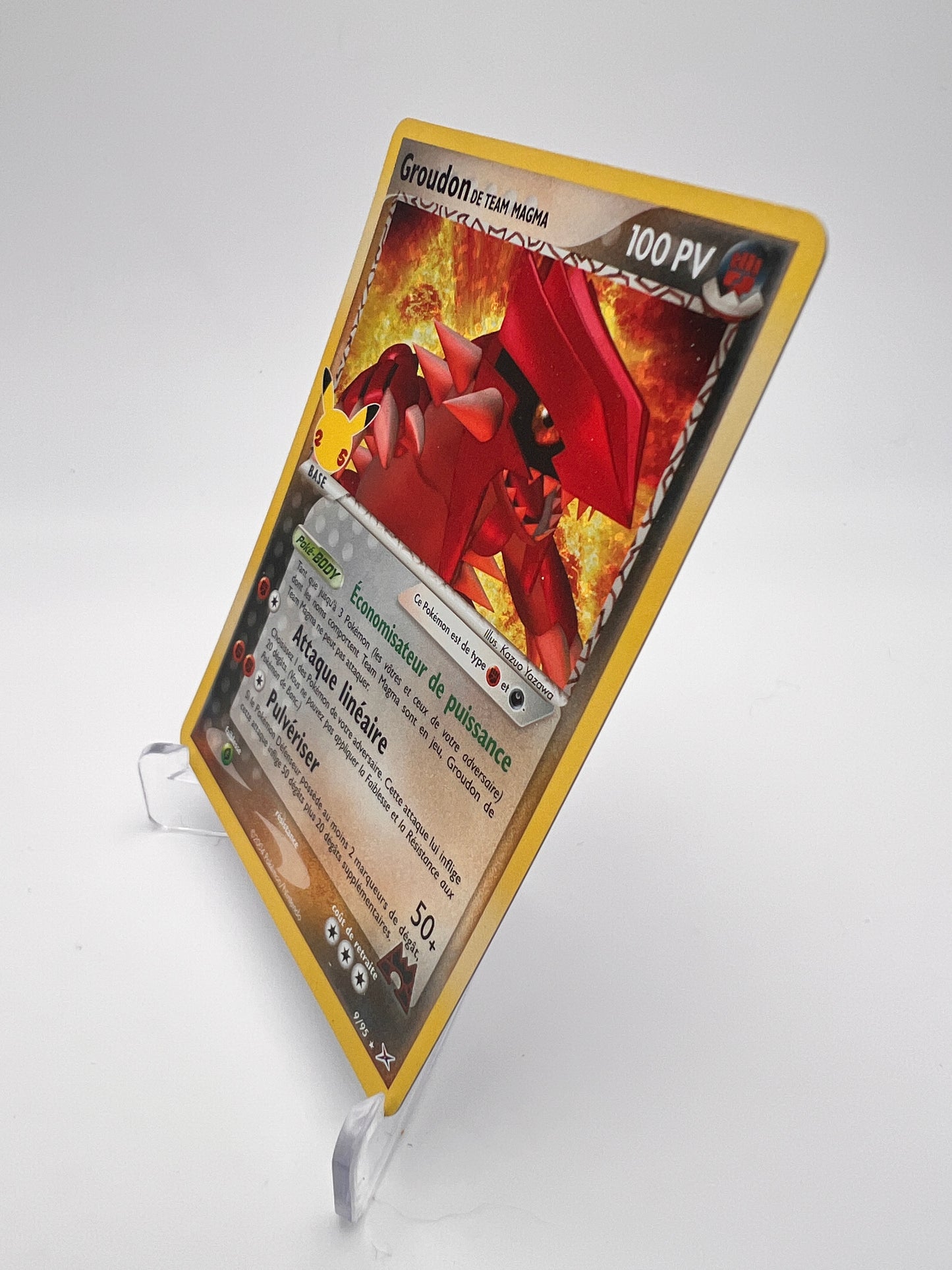 Groudon de la Team Magma 9/95 – Célébrations 25 ans – NM – Carte Pokémon
