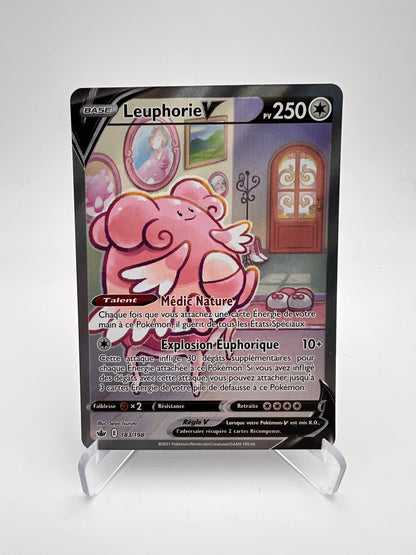 Leuphorie V 183/198 – SAR – Règne de Glace – NM – Carte Pokémon