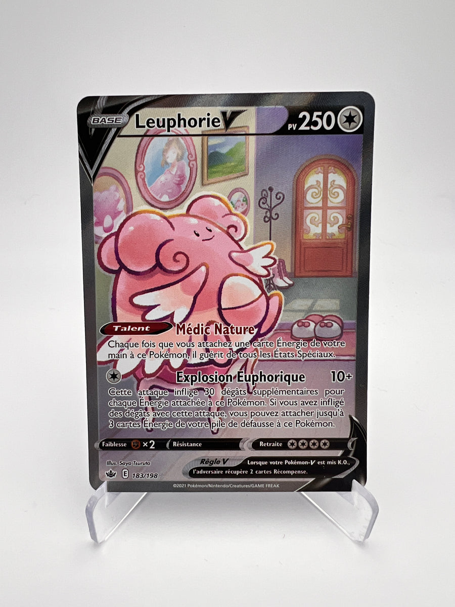 Leuphorie V 183/198 – SAR – Règne de Glace – NM – Carte Pokémon