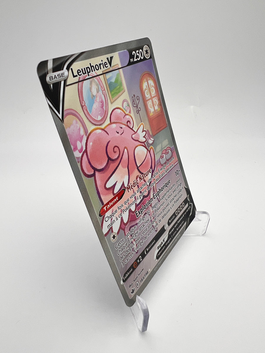 Leuphorie V 183/198 – SAR – Règne de Glace – NM – Carte Pokémon