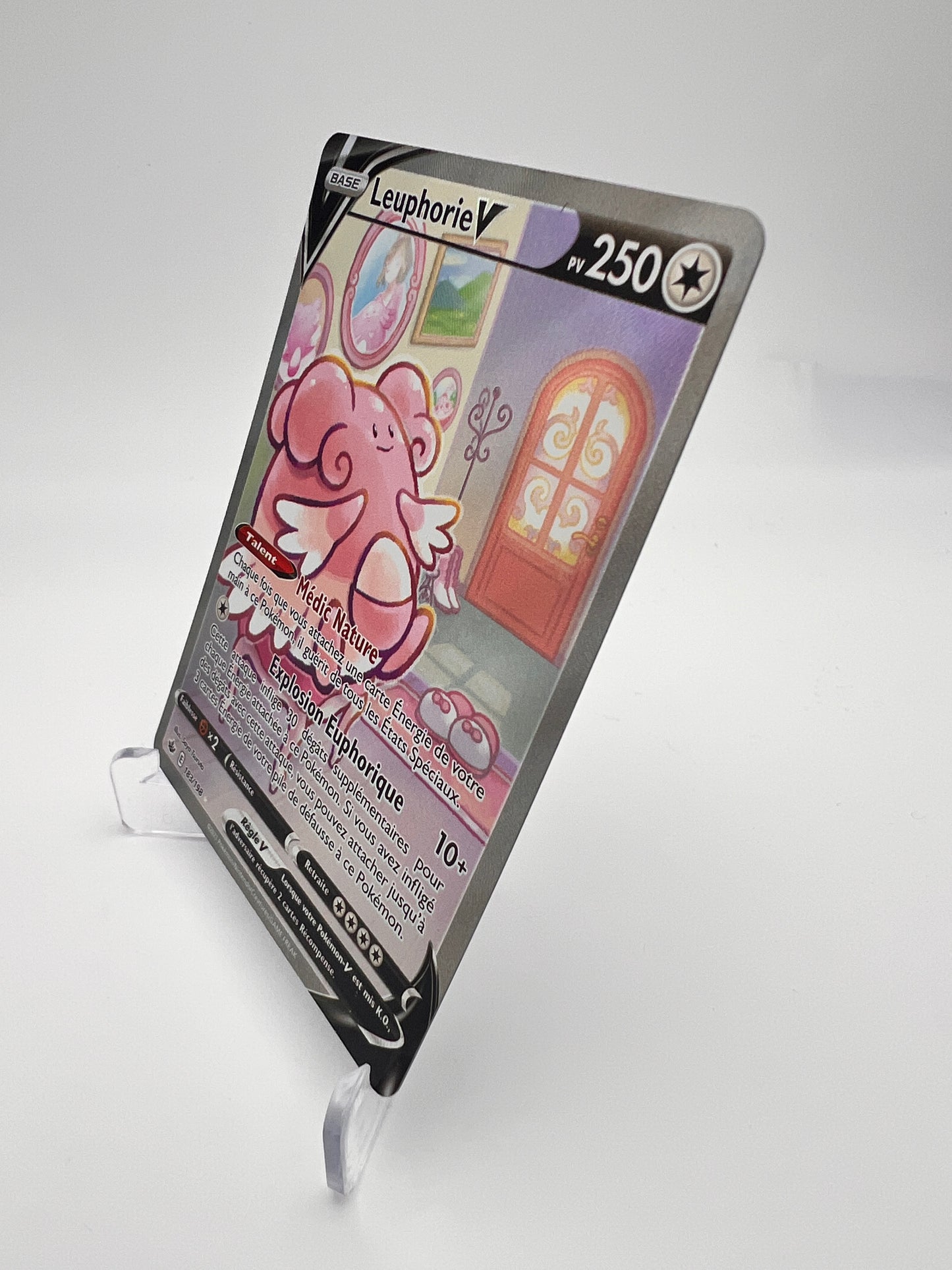 Leuphorie V 183/198 – SAR – Règne de Glace – NM – Carte Pokémon