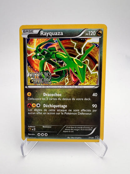 Rayquaza 11/20 – Stamp Coffre des Dragons – Coffre des Dragons – EXC – Carte Pokémon