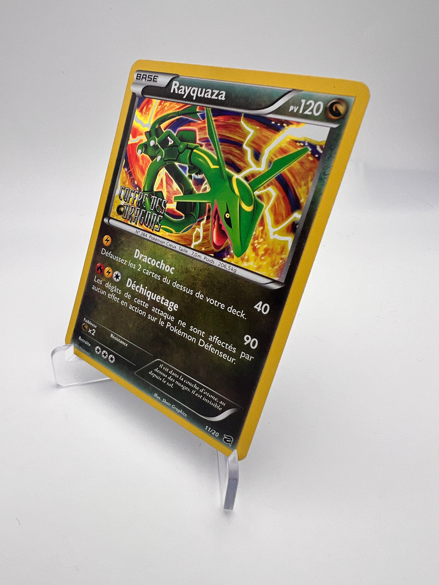 Rayquaza 11/20 – Stamp Coffre des Dragons – Coffre des Dragons – EXC – Carte Pokémon