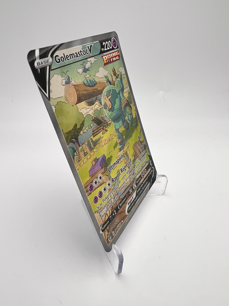 Golemastoc V 182/203 – Évolution Céleste – NM – Carte Pokémon