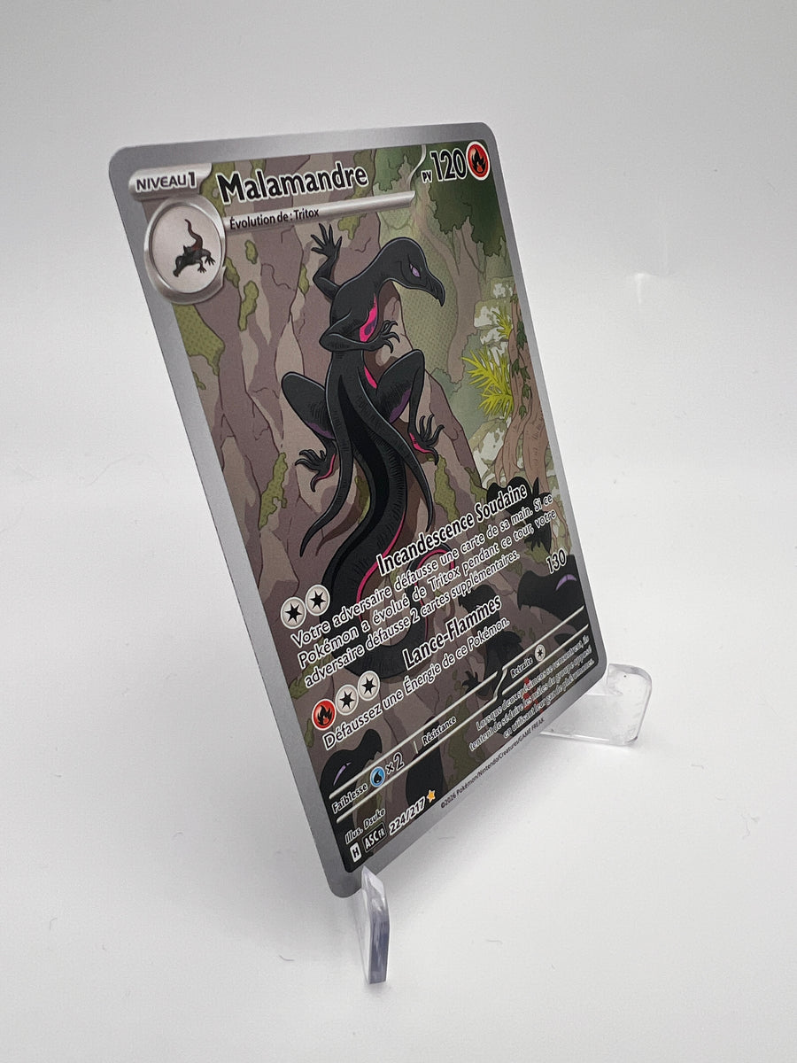 Malamandre 224/217 – AR – Héros Transcendants – NM – Carte Pokémon