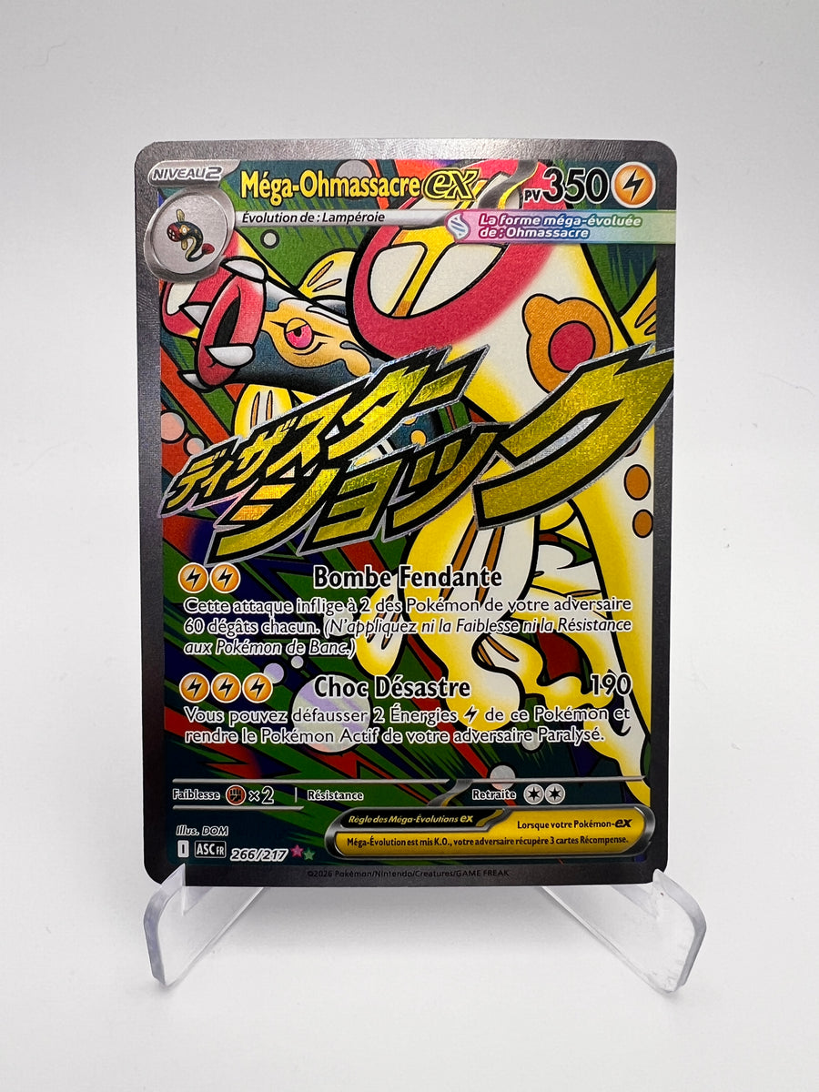 Méga-Ohmassacre ex 266/217 – Tera ex – Héros Transcendants – NM – Carte Pokémon