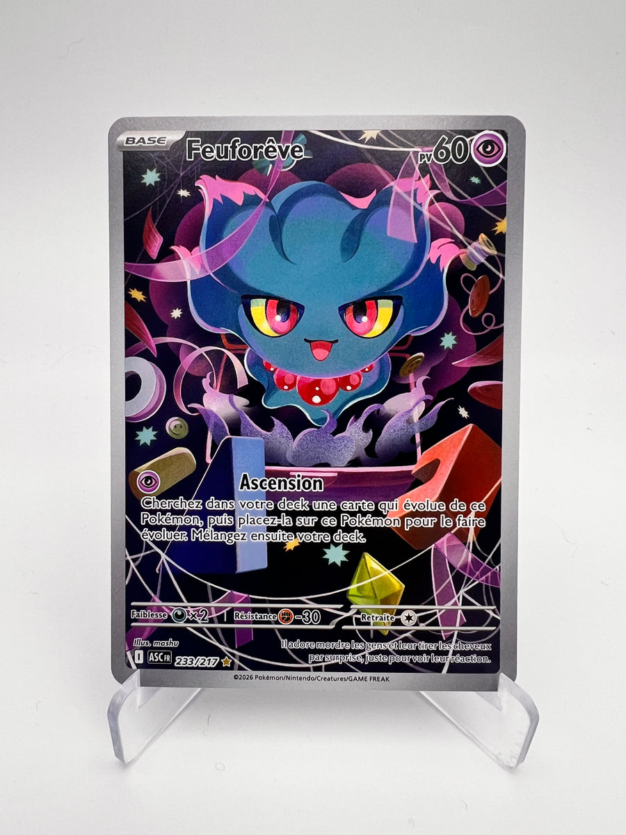 Feuforêve 233/217 – AR – Héros Transcendants – NM – Carte Pokémon
