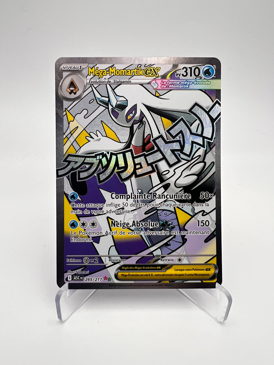 Méga-Momartik ex 265/217 – Tera ex – Héros Transcendants – NM – Carte Pokémon