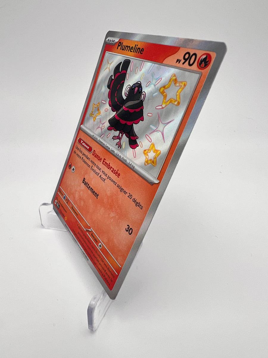 Plumeline 113/091 – Shiny – Destinées de Paldea – NM – Carte Pokémon