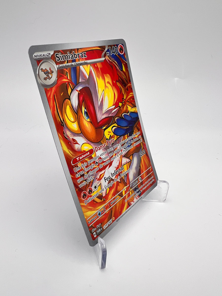 Simiabraz 173/167 – AR – Mascarade Crépusculaire – NM – Carte Pokémon