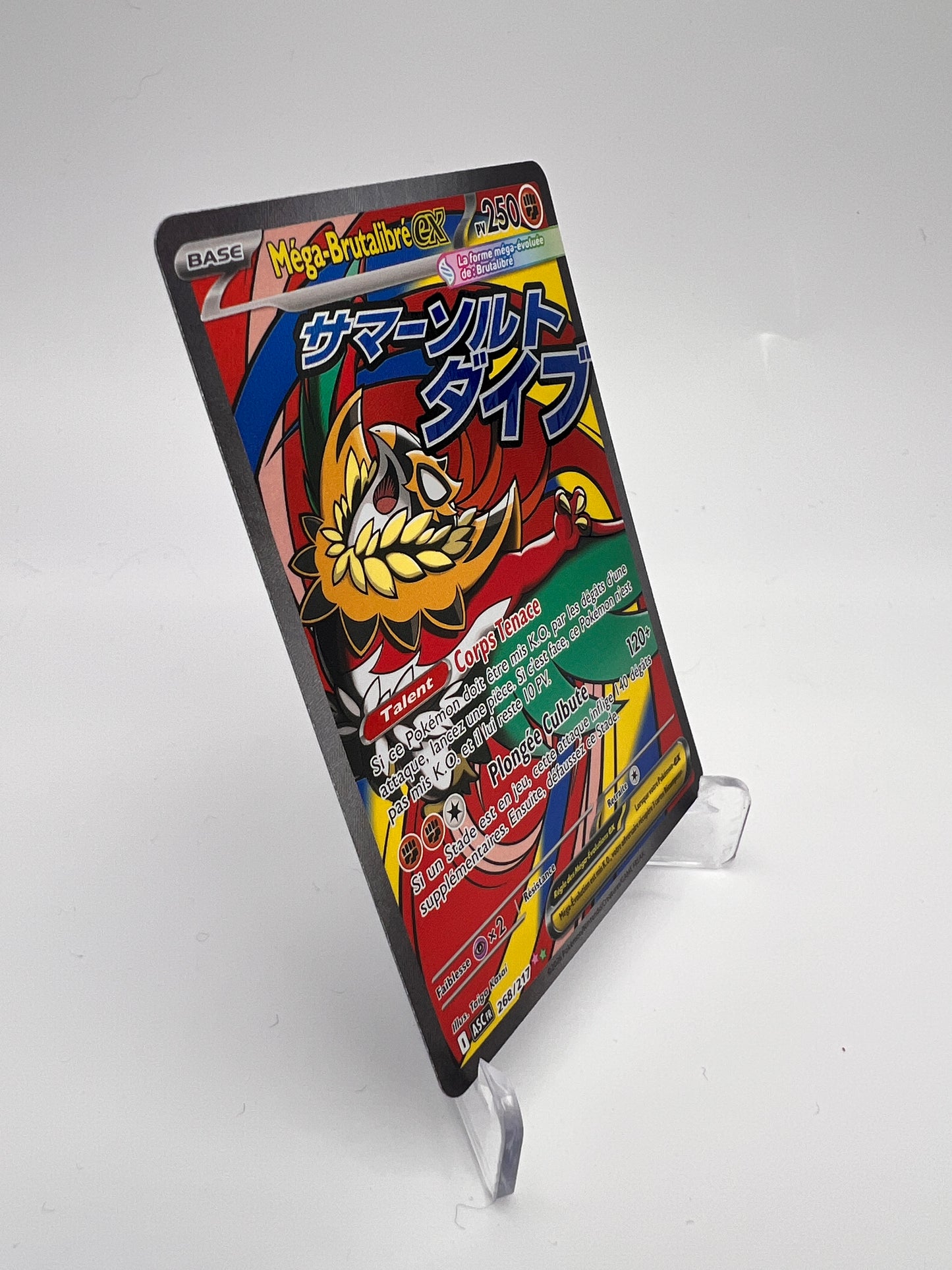 Méga-Brutalibré ex 268/217 – Tera ex – Héros Transcendants – NM – Carte Pokémon