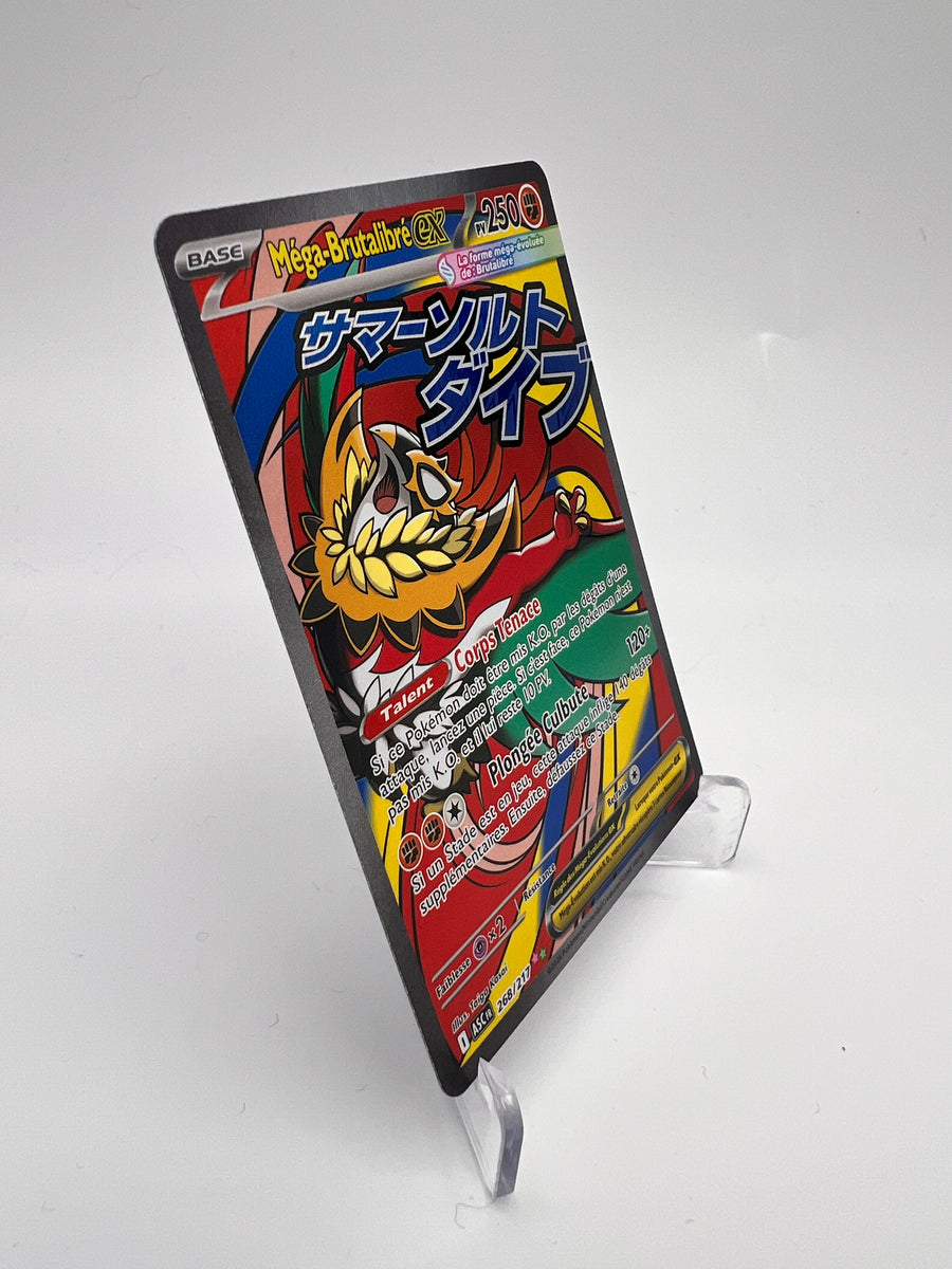Méga-Brutalibré ex 268/217 – Tera ex – Héros Transcendants – NM – Carte Pokémon