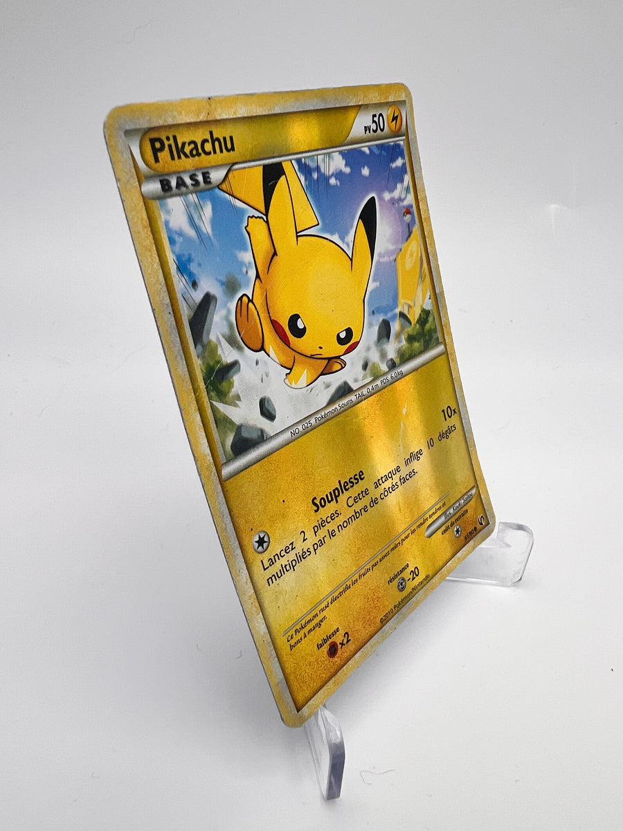 Pikachu 61/90 – Reverse – HS Indomptable – État Correct – Carte Pokémon