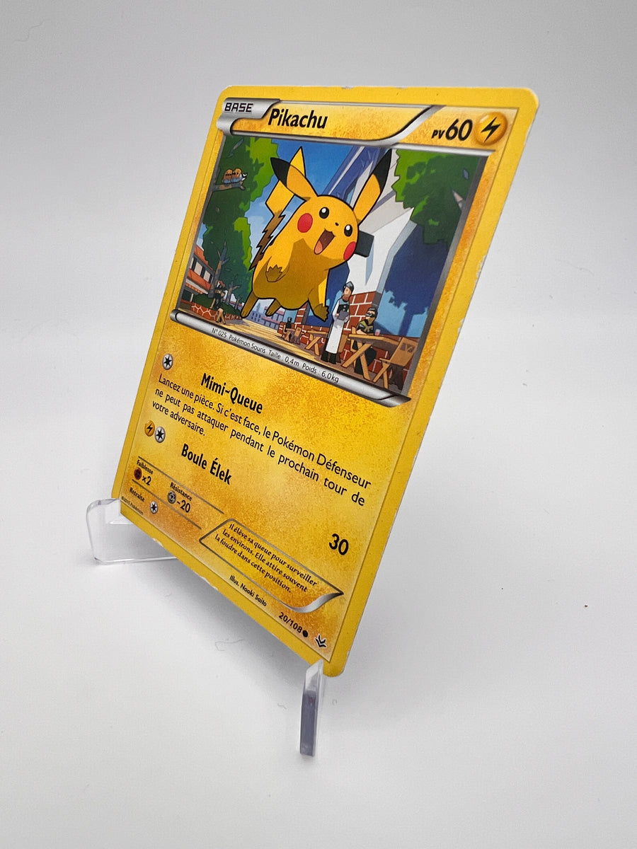 Pikachu 20/108 – XY Évolutions – État Correct – Carte Pokémon