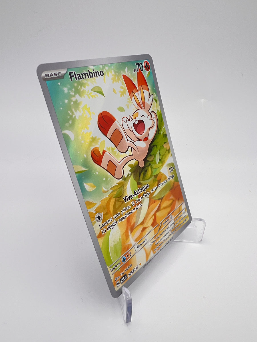 Flambino 225/217 – IR – Héros Transcendants – NM – Carte Pokémon