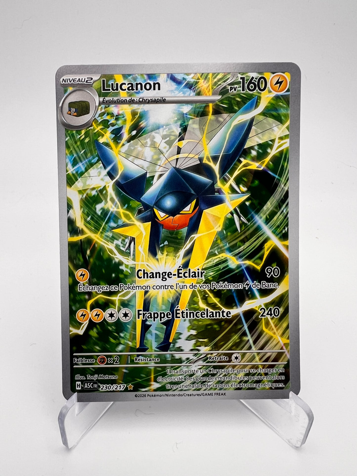 Lucanon 230/217 – IR – Héros Transcendants – NM – Carte Pokémon