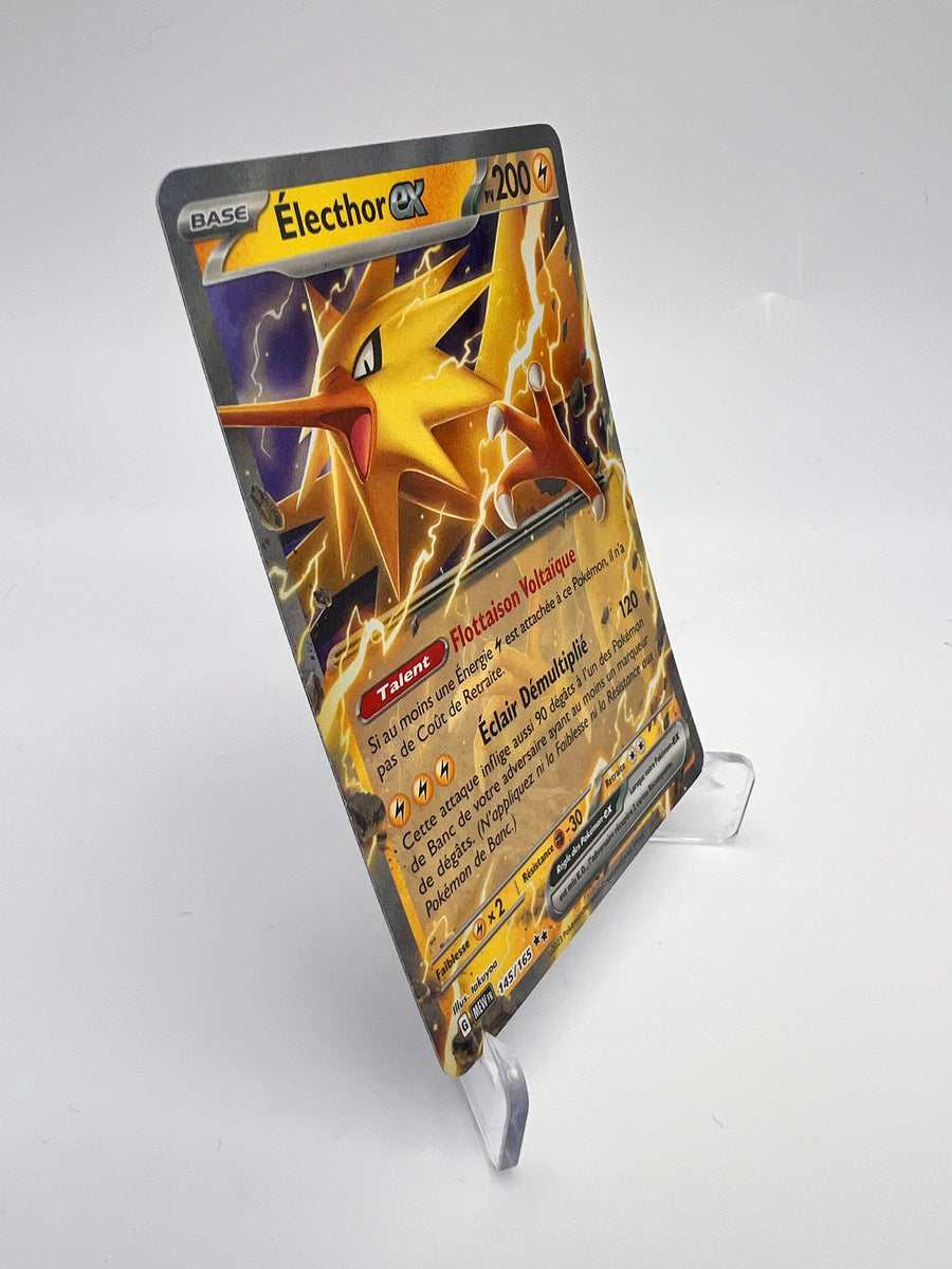 Électhor ex 145/165 – Ultra Rare – Pokémon 151 – NM – Carte Pokémon