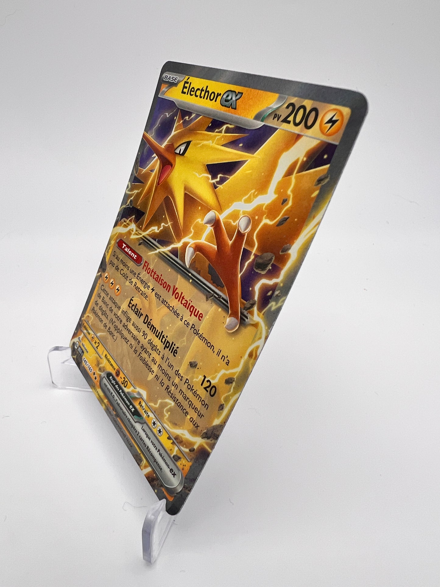 Électhor ex 145/165 – Ultra Rare – Pokémon 151 – NM – Carte Pokémon