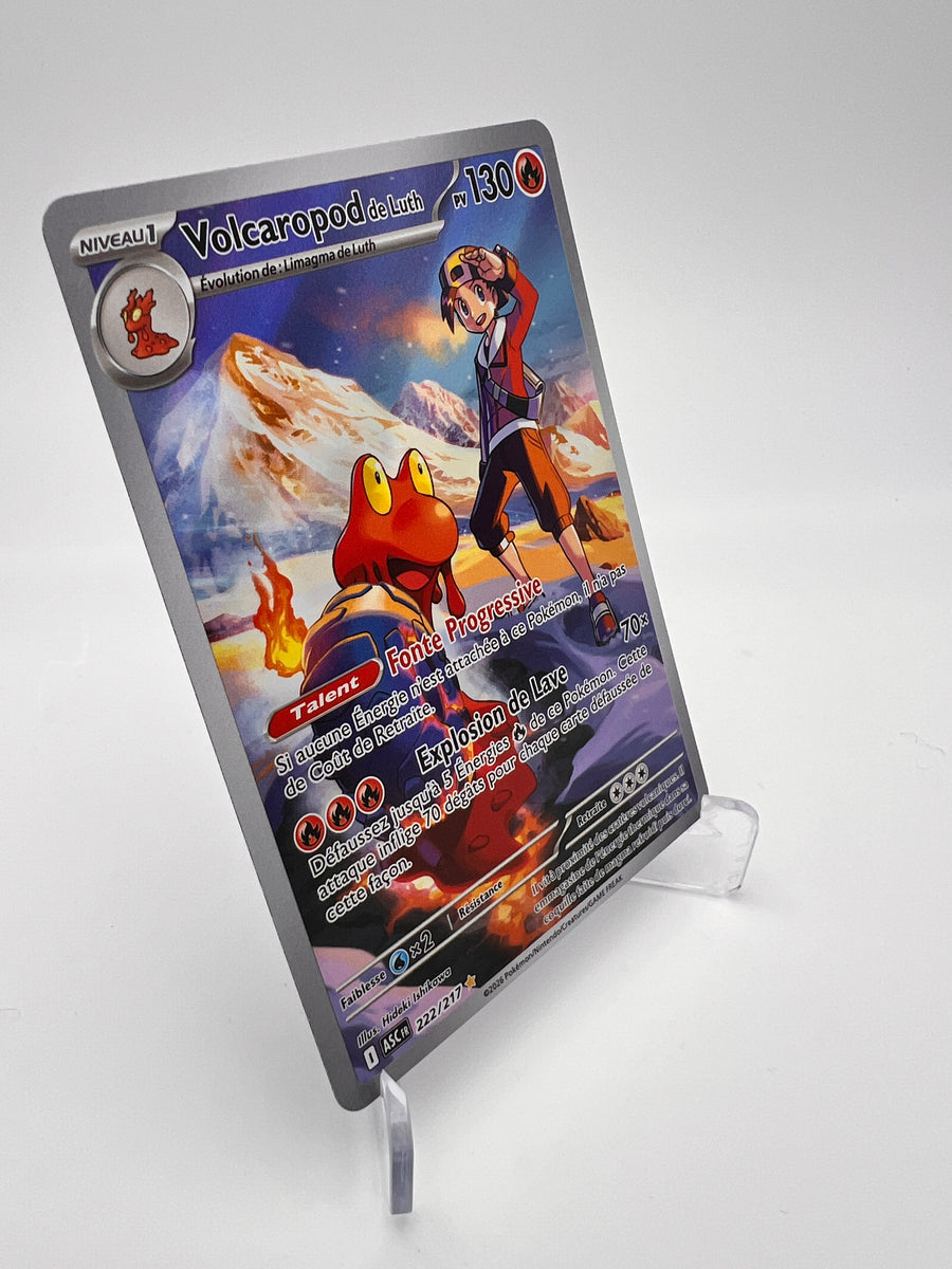 Volcaropod de Luth 222/217 – IR – Héros Transcendants – NM – Carte Pokémon