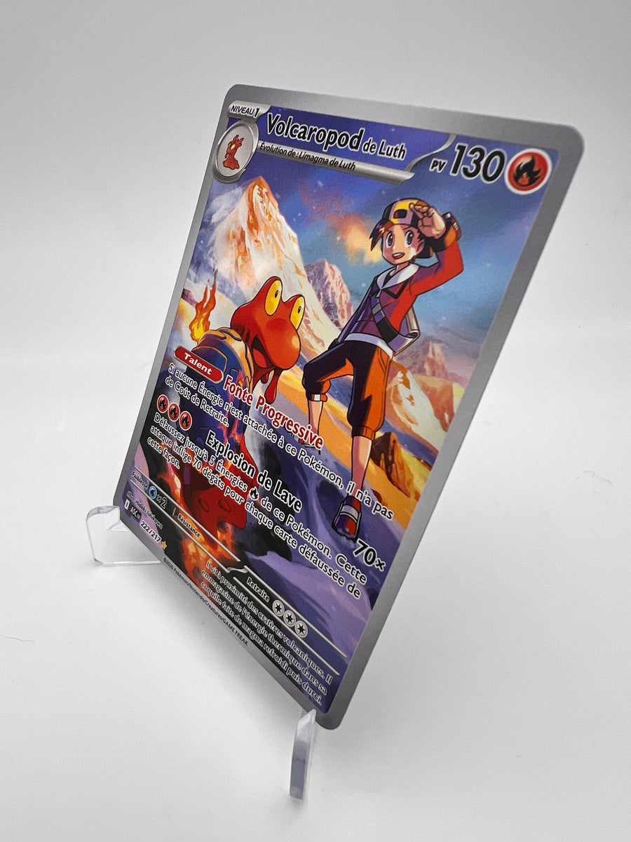 Volcaropod de Luth 222/217 – IR – Héros Transcendants – NM – Carte Pokémon