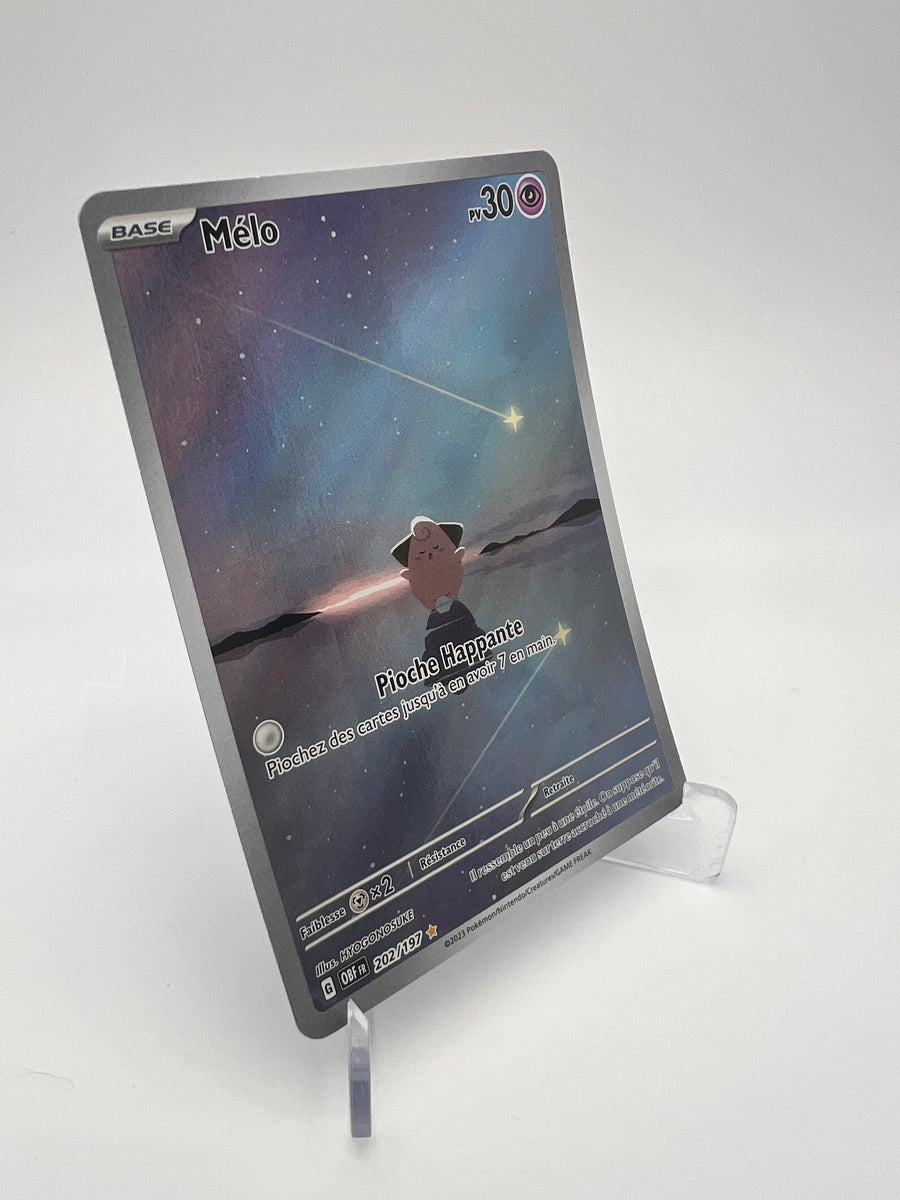 Mélo 202/197 – IR – Flammes Obsidiennes – NM – Carte Pokémon