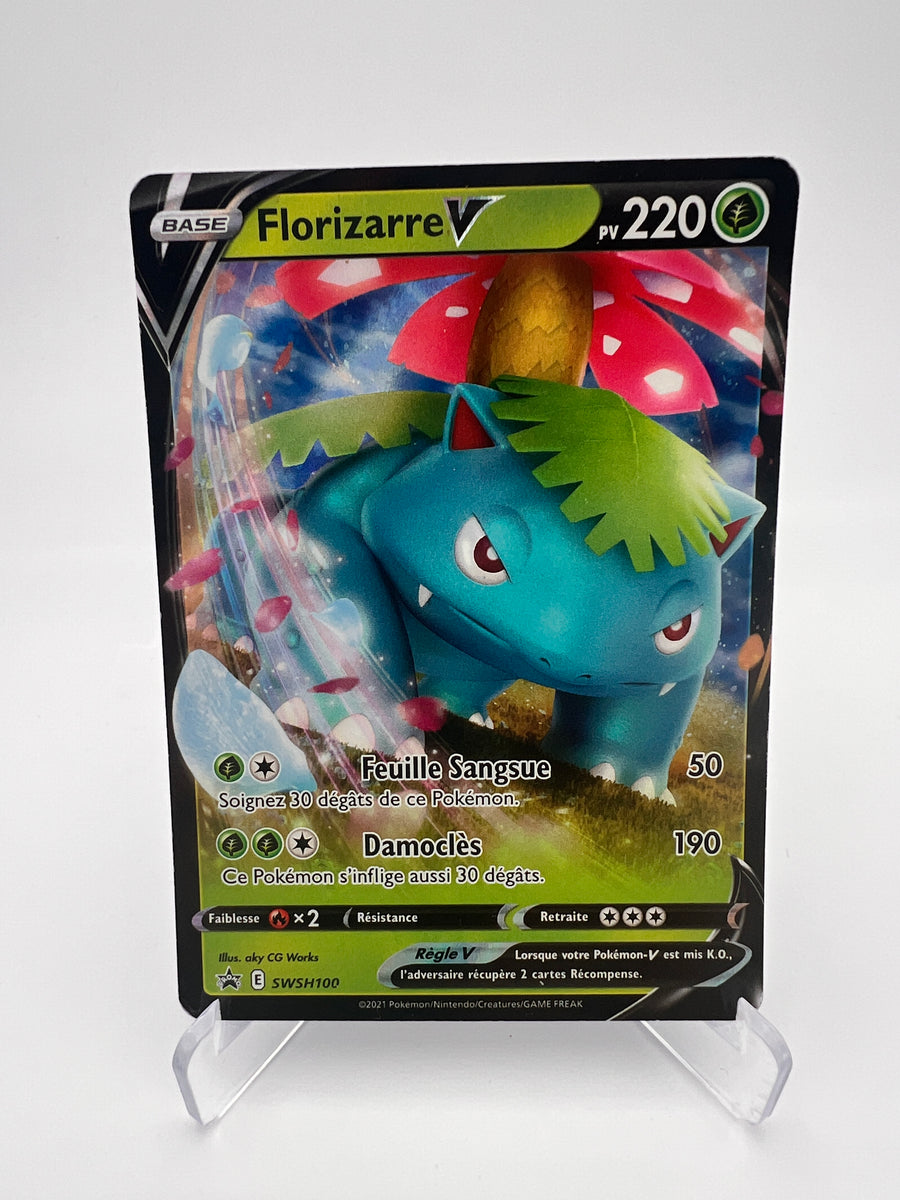 Florizarre V SWSH100 – Promo Black Star Épée & Bouclier – FR – État : Très bon / NM-