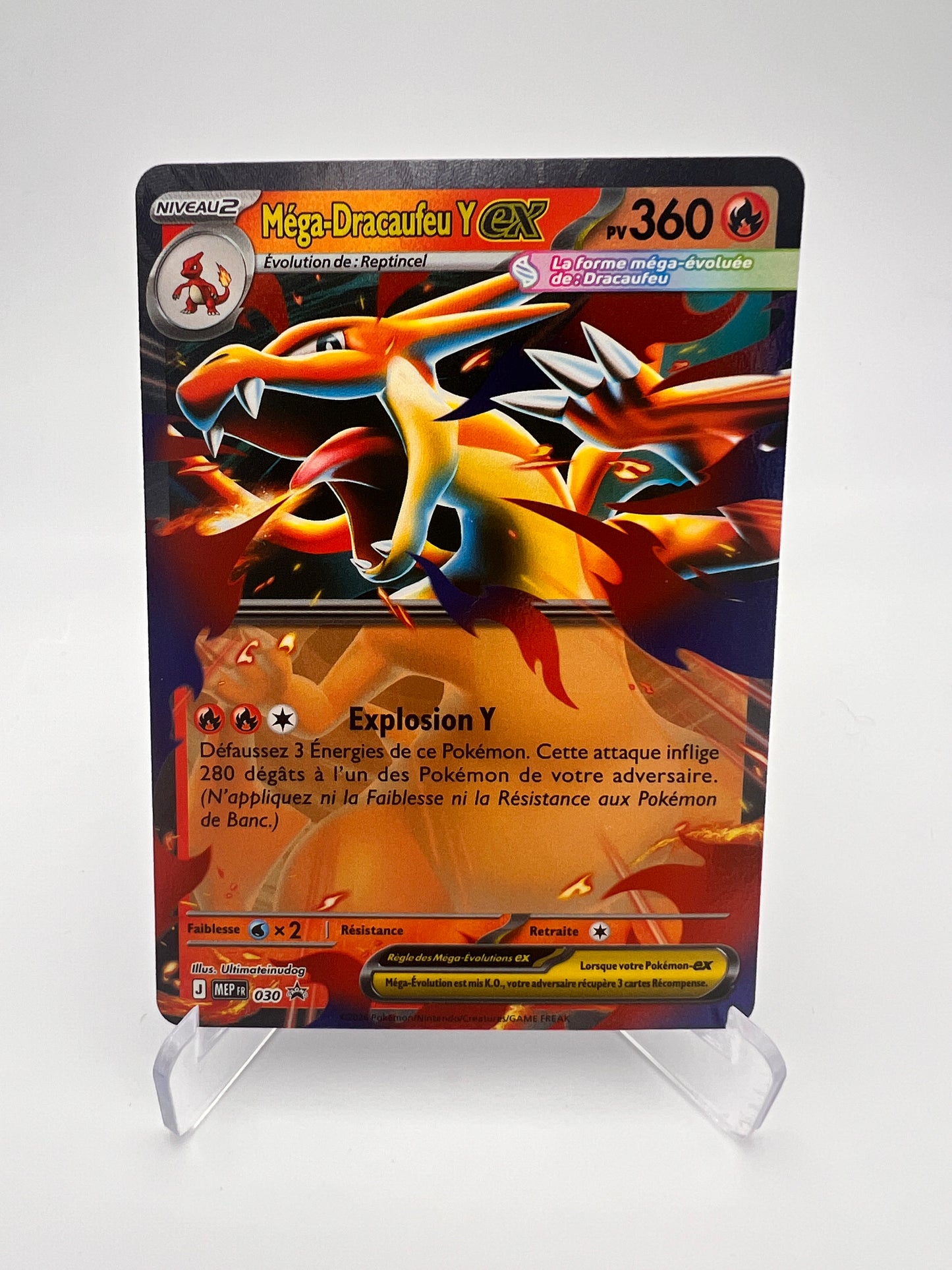 Méga Dracaufeu Y ex MEP 030 - Evolutions