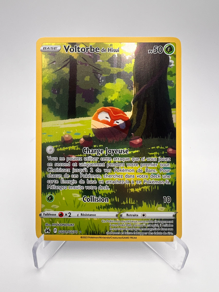 Voltorbe de Hisui GG01/GG70 – Zénith Suprême – FR – État : Near Mint