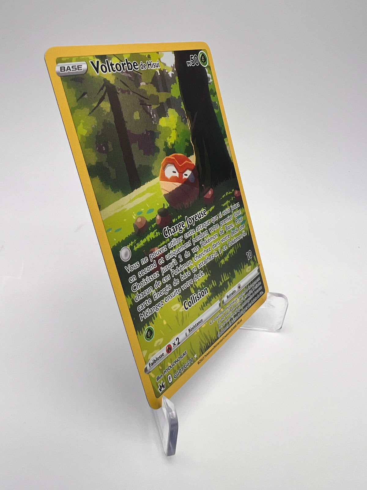 Voltorbe de Hisui GG01/GG70 – Zénith Suprême – FR – État : Near Mint