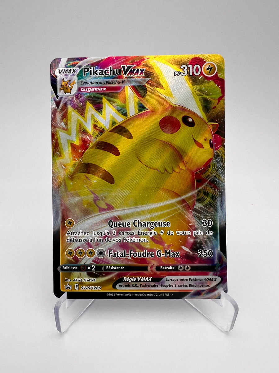 Pikachu VMAX SWSH286 - Black Star – Black Star – Carte Pokémon Promo