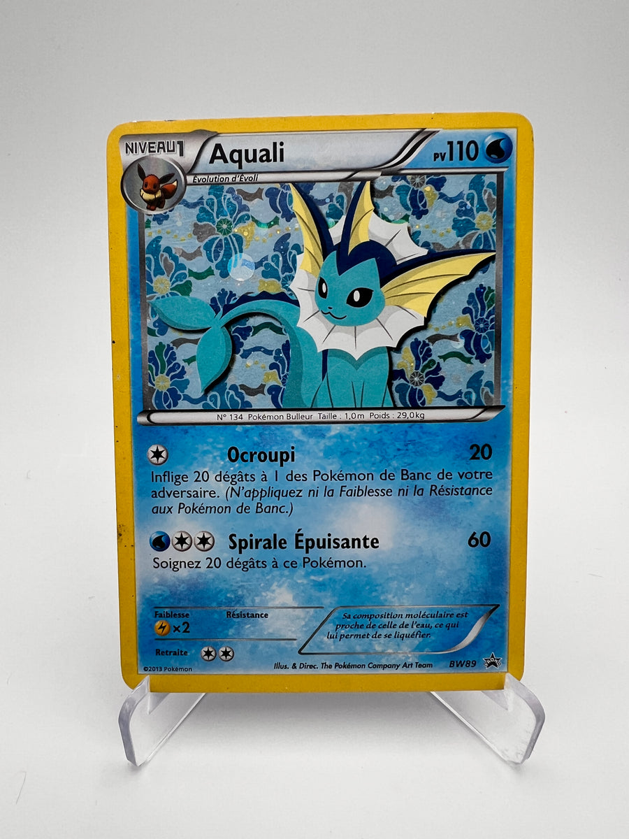 Aquali BW89 – Promo Black Star Noir & Blanc – FR – État : Bon