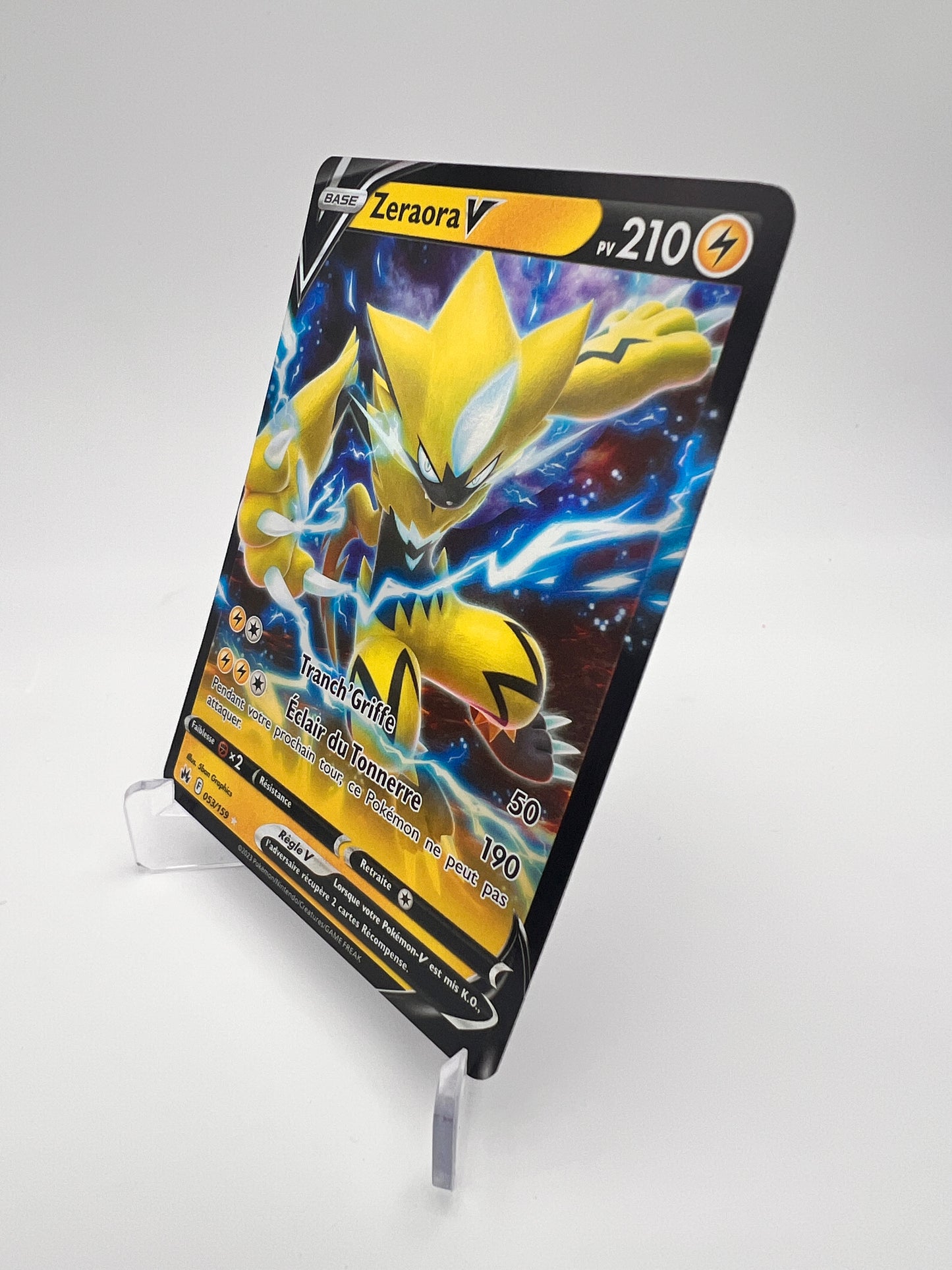 Zeraora V 053/159 – Règne de Glace – FR – Near Mint – Carte Pokémon