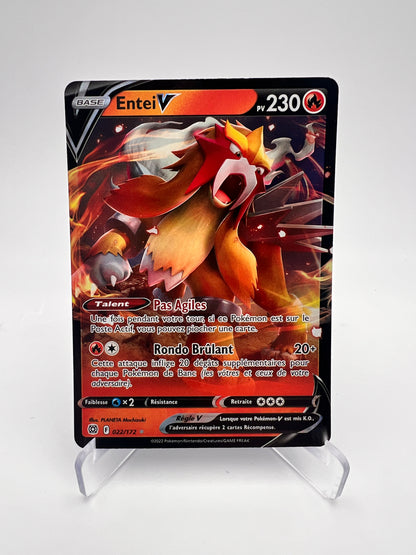 Entei V 022/172 – Stars Étincelantes – FR – Near Mint – Carte Pokémon