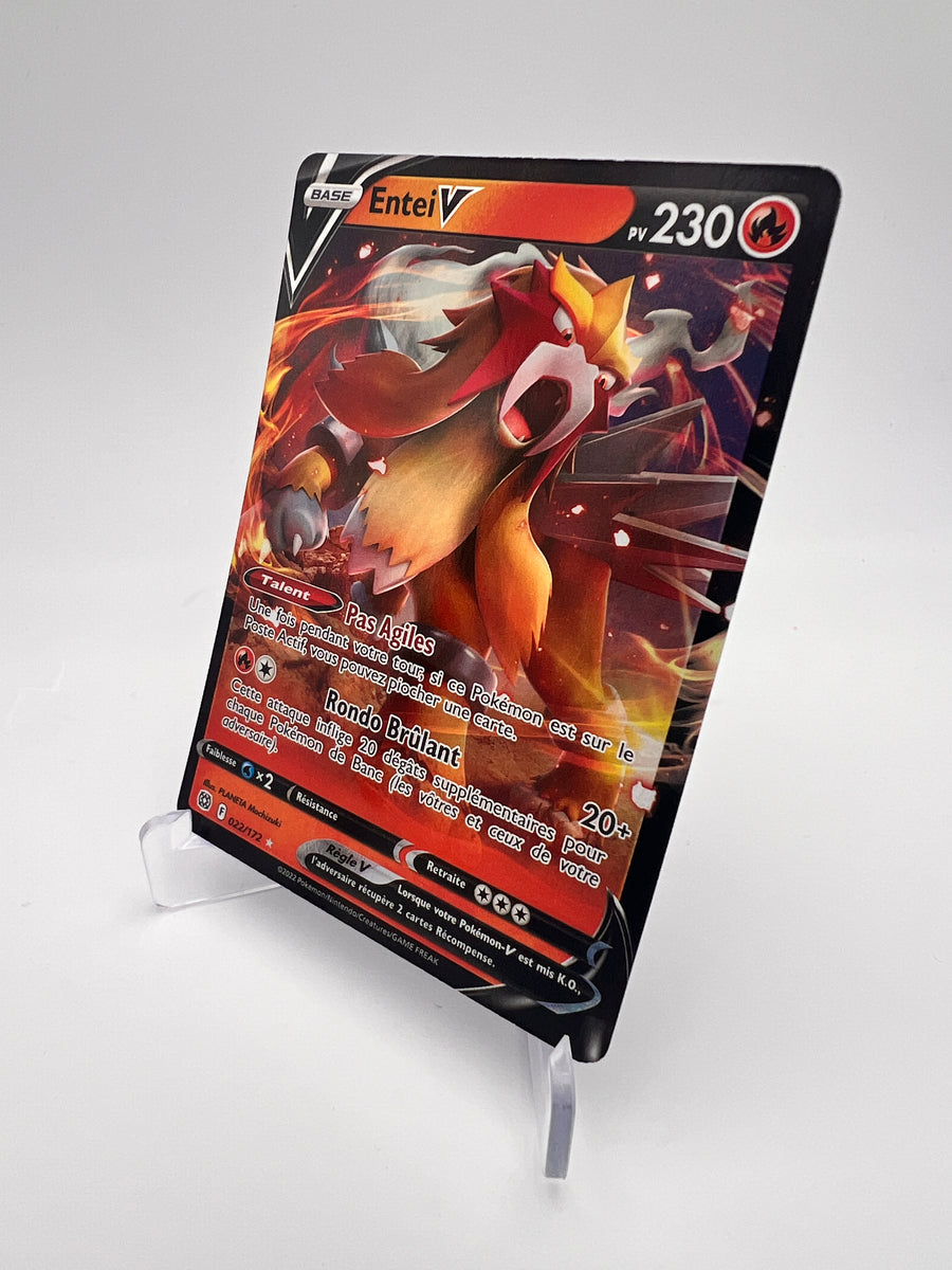 Entei V 022/172 – Stars Étincelantes – FR – Near Mint – Carte Pokémon