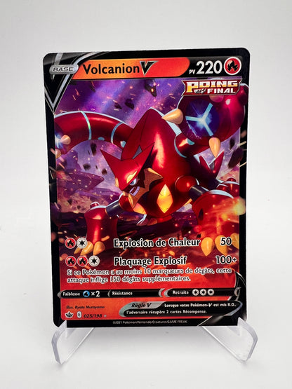 Volcanion V 025/198 – Poing de Fusion – FR – Near Mint – Carte Pokémon