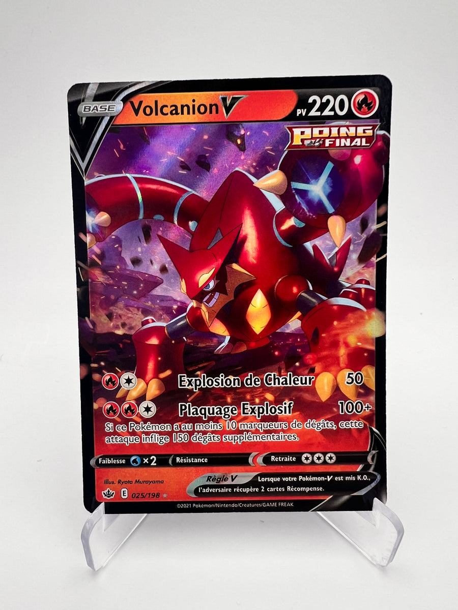 Volcanion V 025/198 – Poing de Fusion – FR – Near Mint – Carte Pokémon