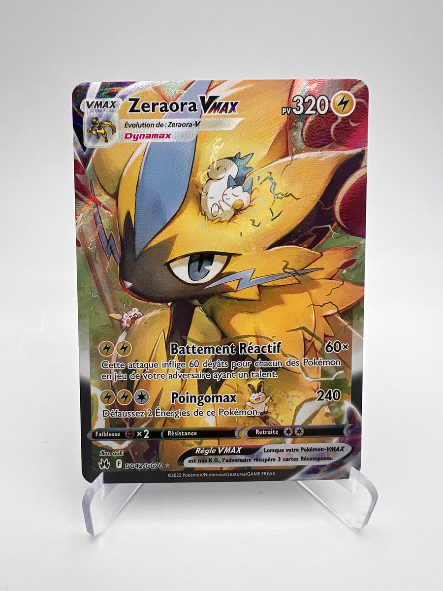 Zeraora VMAX GG42/GG70 – Zénith Suprême – FR – Near Mint – Galarian Gallery